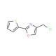 4-(chloromethyl)-2-thien-2-yl-1,3-oxazole (CAS 54679-74-2) - chemical structure image