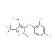 4-(Chloromethyl)-5-(2,4-dichlorophenoxy)-1-methyl-3-(trifluoromethyl)-1H-pyrazole 的分子结构 4-(Chloromethyl)-5-(2,4-dichlorophenoxy)-1-methyl-3-(trifluoromethyl)-1H-pyrazole - chemical structure image