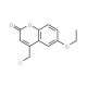 4-(Chloromethyl)-6-ethoxy-2H-chromen-2-one (CAS 933916-95-1) - chemical structure image