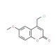 4-(Chloromethyl)-6-methoxy-2H-chromen-2-one 的分子结构, CAS编号: 163684-51-3 4-(Chloromethyl)-6-methoxy-2H-chromen-2-one (CAS 163684-51-3) - chemical structure image