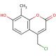 4-(chloromethyl)-7-hydroxy-8-methyl-2H-chromen-2-one (CAS 163684-50-2) - chemical structure image