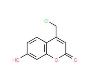 4-Chloromethyl-7-hydroxy-2H-chromen-2-one (CAS 25392-41-0) - chemical structure image