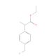 4-(Chloromethyl)-α-methyl-benzeneacetic Acid Ethyl Ester (CAS 43153-03-3) - chemical structure image