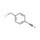 4-(Chloromethyl)benzonitrile (CAS 874-86-2) - chemical structure image