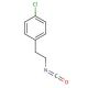 4-Chlorophenethyl isocyanate (CAS 55121-08-9) - chemical structure image