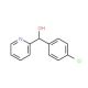 4-Chlorophenyl-2-pyridinylmethanol (CAS 27652-89-7) - chemical structure image