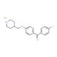 (4-Chlorophenyl)[4-(4-piperidinylmethoxy)phenyl]-methanone hydrochloride - chemical structure image