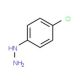 4-Chlorophenyl hydrazine (CAS 1073-69-4) - chemical structure image