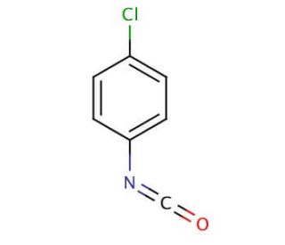 4-Chlorophenyl isocyanate (CAS 104-12-1) - chemical structure image