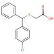 {[(4-chlorophenyl)(phenyl)methyl]thio}acetic acid - chemical structure image
