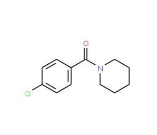 (4-Chlorophenyl)(piperidin-1-yl)methanone (CAS 26163-40-6) - chemical structure image