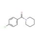 (4-Chlorophenyl)(piperidin-1-yl)methanone (CAS 26163-40-6) - chemical structure image