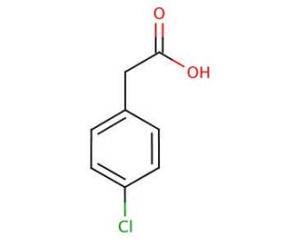 4-Chlorophenylacetic acid (CAS 1878-66-6) - chemical structure image
