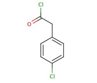 4-Chlorophenylacetyl chloride (CAS 25026-34-0) - chemical structure image