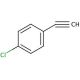 4-Chlorophenylacetylene (CAS 873-73-4) - chemical structure image