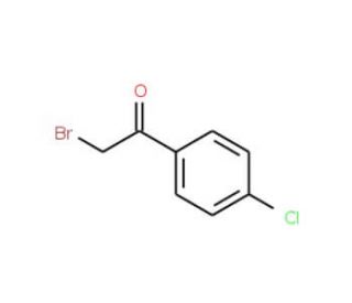 4-Chlorophenylacylbromide (CAS 536-38-9) - chemical structure image