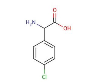 (&plusmn;)-4-Chlorophenylglycine (CAS 6212-33-5) - chemical structure image