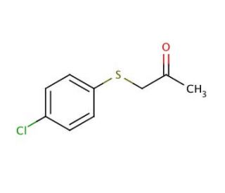 (4-Chlorophenylthio)acetone (CAS 25784-83-2) - chemical structure image