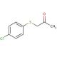 (4-Chlorophenylthio)acetone (CAS 25784-83-2) - chemical structure image