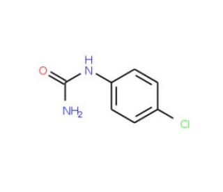 4-Chlorophenylurea (CAS 140-38-5) - chemical structure image