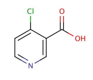 4-Chloropyridine-3-carboxylic acid (CAS 10177-29-4) - chemical structure image