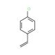 4-Chlorostyrene (CAS 1073-67-2) - chemical structure image