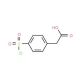4-Chlorosulfonylphenylacetic Acid (CAS 22958-99-2) - chemical structure image