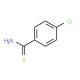 4-Chlorothiobenzamide (CAS 2521-24-6) - chemical structure image