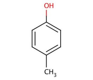 4-Cresol (CAS 106-44-5) - chemical structure image
