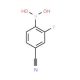 4-Cyano-2-fluorophenylboronic acid (CAS 1150114-77-4) - chemical structure image