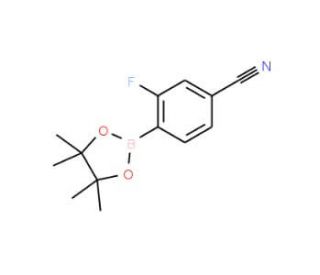 4-Cyano-2-fluorophenylboronic acid, pinacol ester (CAS 1035235-29-0) - chemical structure image