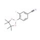 4-Cyano-2-fluorophenylboronic acid, pinacol ester (CAS 1035235-29-0) - chemical structure image