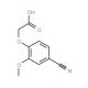 (4-cyano-2-methoxyphenoxy)acetic acid - chemical structure image