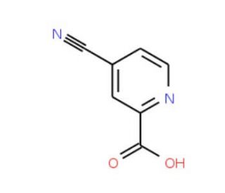 4-Cyano-2-pyridinecarboxylic acid - chemical structure image