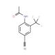 4-Cyano-2-(trifluoromethyl)acetanilide (CAS 175277-96-0) - chemical structure image