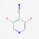 4-Cyano-3,5-difluoropyridine (CAS 1214377-09-9) - chemical structure image