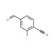 4-Cyano-3-fluorobenzaldehyde (CAS 101048-76-4) - chemical structure image