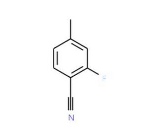 4-Cyano-3-fluorotoluene (CAS 85070-67-3) - chemical structure image