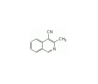 4-Cyano-3-methylisoquinoline (CAS 161468-32-2) - chemical structure image