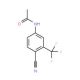 4-Cyano-3-(trifluoromethyl)acetanilide (CAS 97760-99-1) - chemical structure image