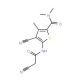 4-Cyano-5-[(cyanoacetyl)amino]-N,N,3-trimethylthiophene-2-carboxamide - chemical structure image