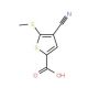 4-Cyano-5-methylsulfanylthiophene-2-carboxylicacid (CAS 116170-85-5) - chemical structure image