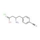 4-Cyano-L-beta-homophenylalanine hydrochloride (CAS 270065-88-8) - chemical structure image