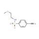 4-cyano-N-(2-methoxyethyl)benzene-1-sulfonamide - chemical structure image