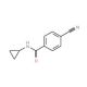 4-cyano-N-cyclopropylbenzamide - chemical structure image
