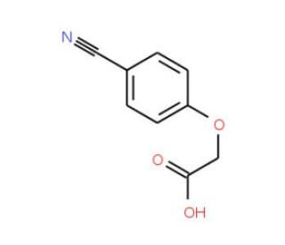 (4-Cyano-phenoxy)-acetic acid (CAS 1878-82-6) - chemical structure image