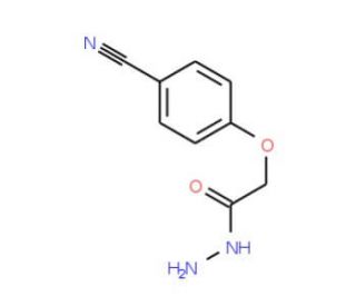 (4-Cyano-phenoxy)-acetic acid hydrazide - chemical structure image