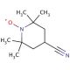 4-Cyano-TEMPO (CAS 38078-71-6) - chemical structure image