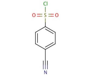 4-Cyanobenzenesulfonyl chloride (CAS 49584-26-1) - chemical structure image