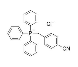 (4-Cyanobenzyl)triphenylphosphonium chloride (CAS 20430-33-5) - chemical structure image
